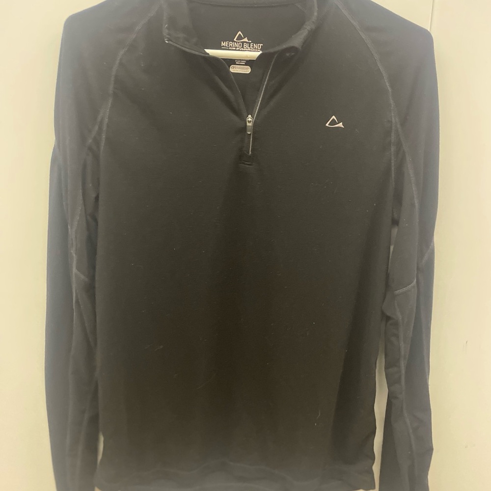 Paradox Black Zip Up Sweater